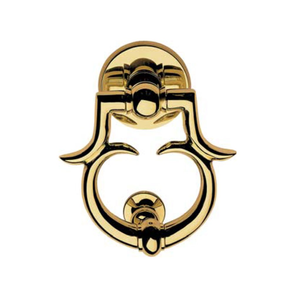 351 BA OL Door Knocker Linea Calì with Lion Animal Shape Made in Italy for Historical Palace