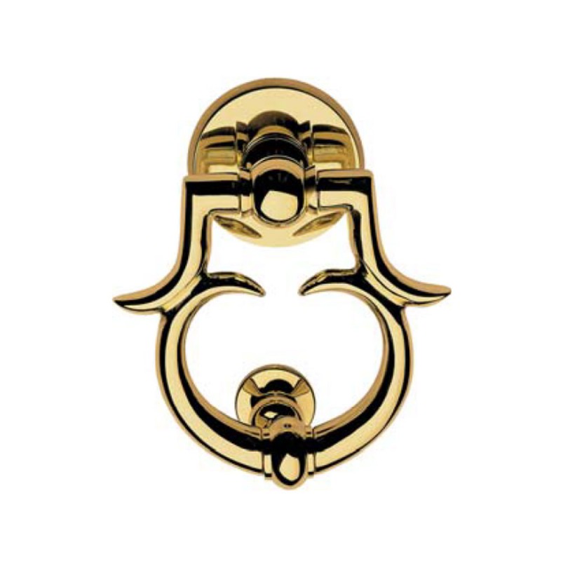 351 BA OL Door Knocker Linea Calì with Lion Animal Shape Made in Italy for Historical Palace