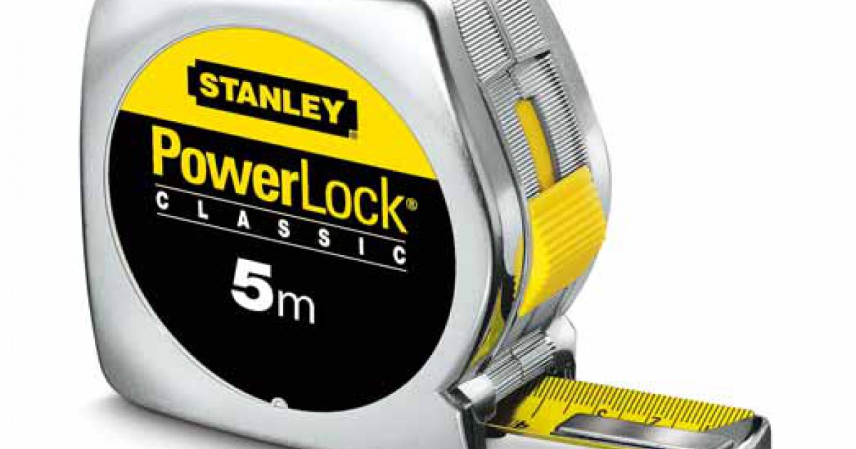 Stanley Powerlock Tape Case Material Synthetic 5m Stanley Powerlock Tape Case Material Synthetic 5m