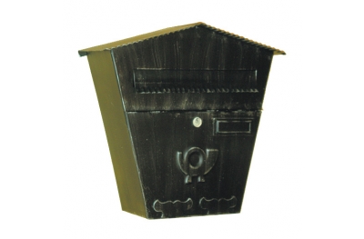 6003 Wrought Iron Handmade Mailbox Carrying Envelopes and Newspapers Lorenz