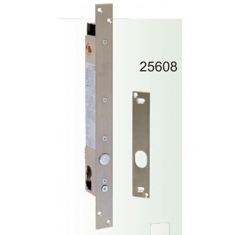 Solenoid Security Vertical Art.25608 Opera; With Quadro handle 8mm