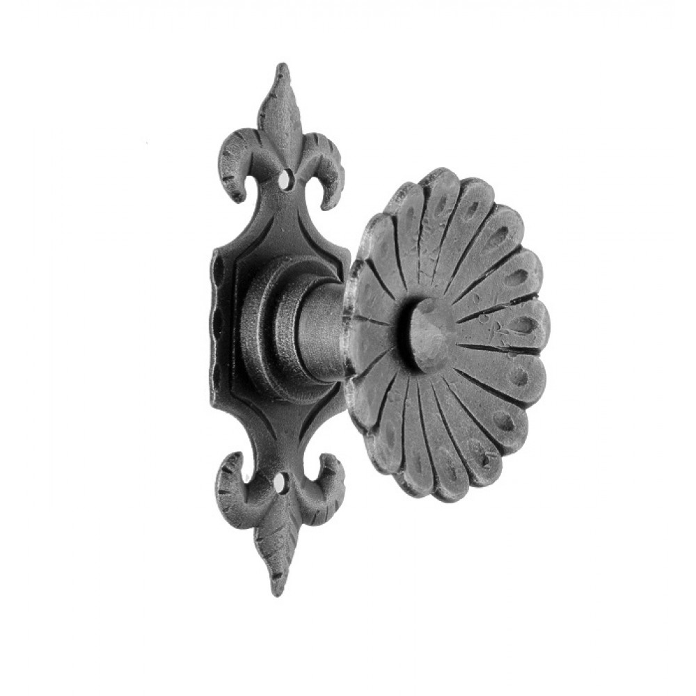 64 Door Knob Ø60 Diameter Artistic Wrought Iron