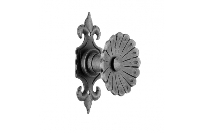 64 Door Knob Ø60 Diameter Artistic Wrought Iron