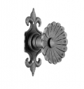 64 Door Knob Ø60 Diameter Artistic Wrought Iron