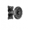 Wrought Iron Door Knob Ø55 Galbusera Made in Italy