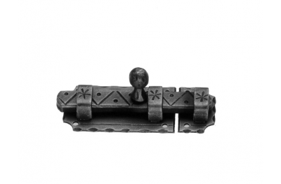 897 Galbusera Horizontal Bolt Artistic Wrought Iron 105x40x3mm