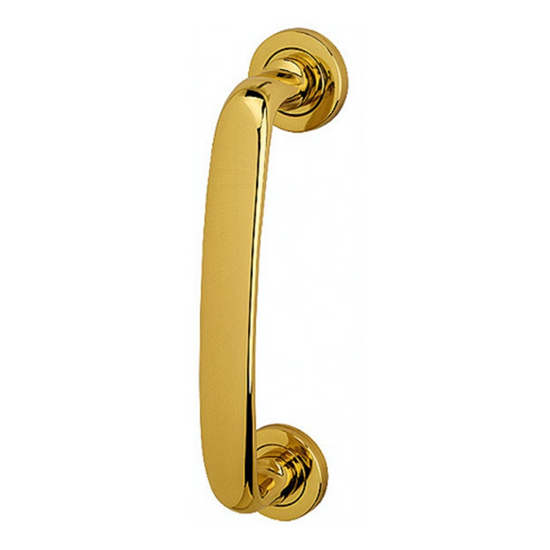 A.Z. Straight Pull Handle With Roses With Screw Covers for Typical Home Not Passing Bal Becchetti