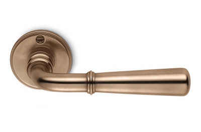 Accademia Bronze Door Handle on Rosette Perfect for Countryside House by Antologhia