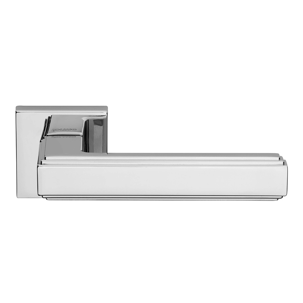 Eos Frosio Bortolo interior door handle in version with square rosette