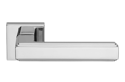 Eos Frosio Bortolo interior door handle in version with square rosette