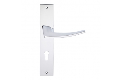 Antares Series Fashion forme Door Handle on Plate Frosio Bortolo Modern Design