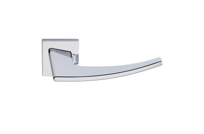 Antares Series Fashion forme Door Handle on Square Rosette Frosio Bortolo Modern Design