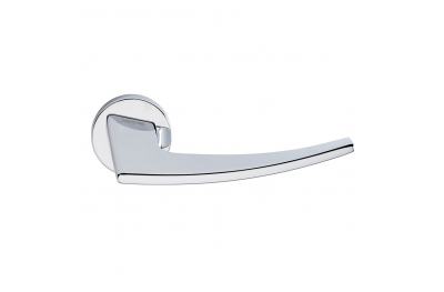 Antares Series Fashion forme Door Handle on Round Rosette Frosio Bortolo Made in Italy