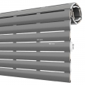 AriaLuce 50 Pinto Shutter in Medium Density Insulated Aluminum