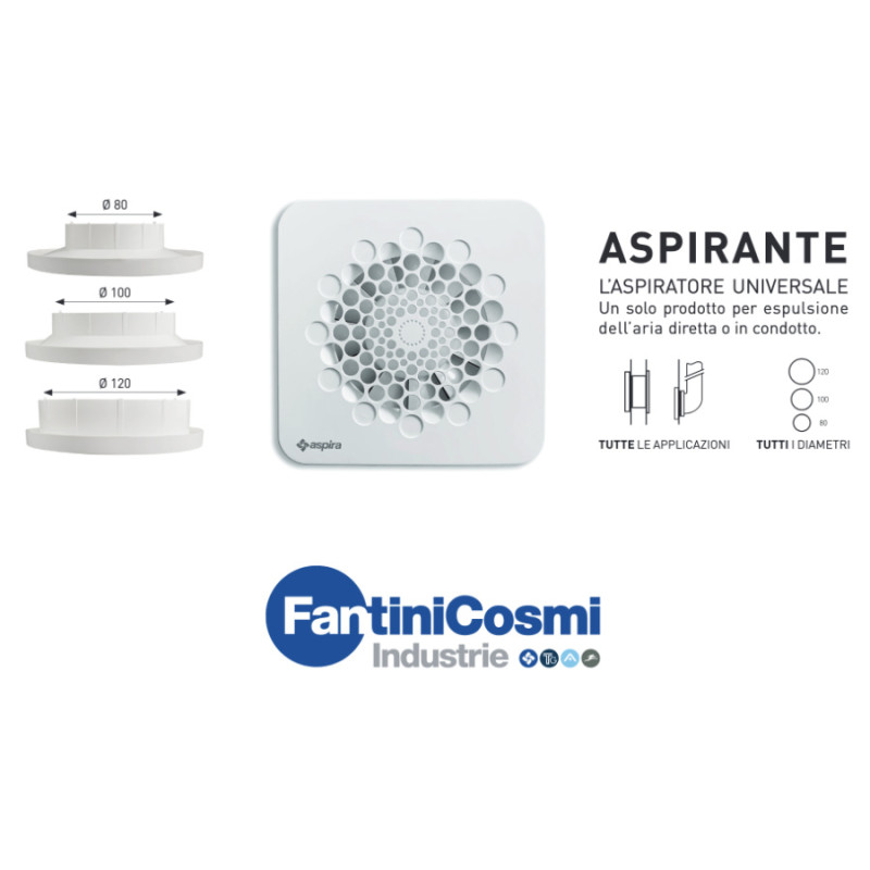 Bathroom Extractor Fan with Timer Fantini Cosmi Universal Extractor