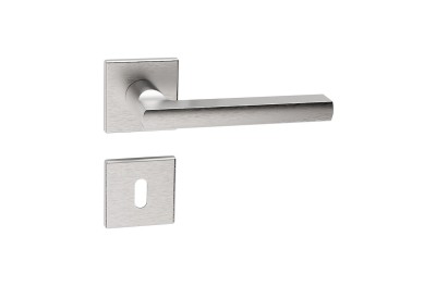 Atene Reguitti Stainless Steel Door Handle with Slim Rosette