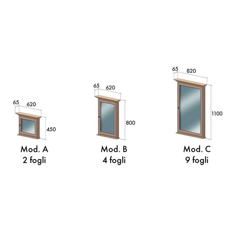 Wooden Notice Board of Various Sizes for Classic Environments