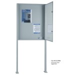 Self-supporting Notice Board with Poles SB3 Silmec