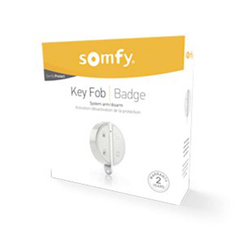 Somfy Protect Somfy Key Fob Badge Personal Anti-Theft Remote Control