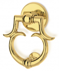 Barocco Pasini Brass Door Knocker Ø130 Classic Style