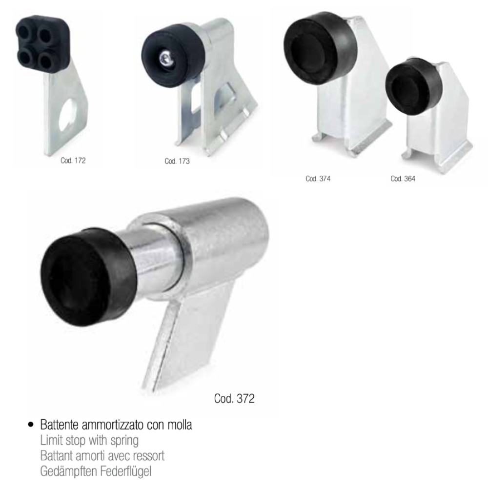 Welded End Stop Knocker for Sliding Gate