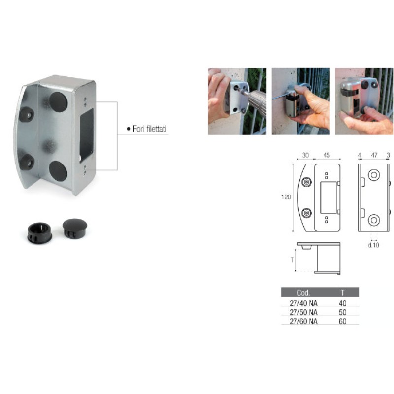 Stop to be Fixed for Electric-locks Swing Gate Solution