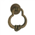 Brass Door Knocker in Vintage Style Reguitti Helios