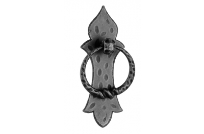 912 Door Knocker with Plate Galbusera Artistic Wrought Iron