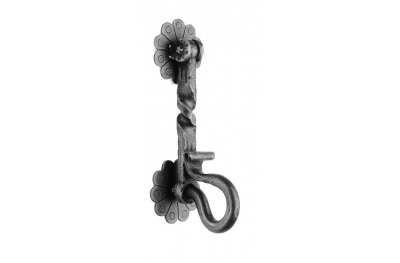 322 Door Knocker with Rosettes Galbusera Artistic Wrought Iron