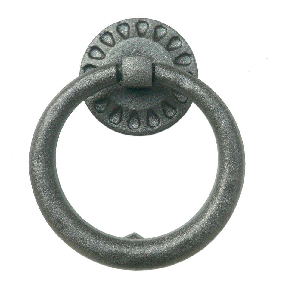 Drop Door Knocker with Ring Galbusera Wrought Iron