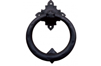 Sun Door Knocker with Ring Galbusera Wrought Iron