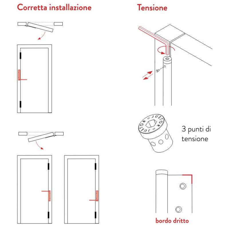 Spring Arm Justor MB Easy to Install and Adjust