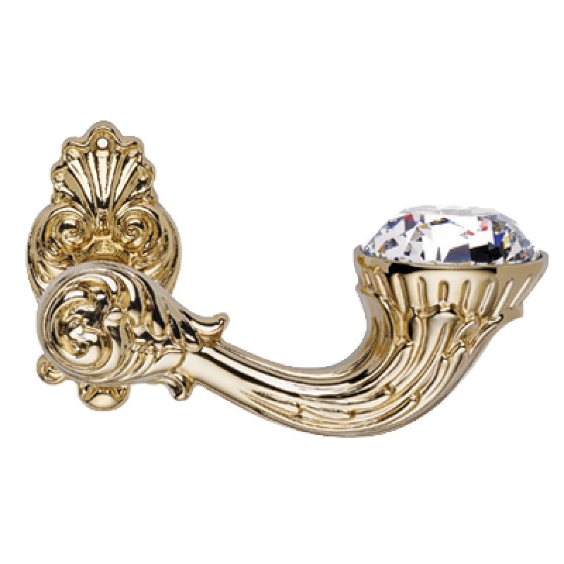 Brillant Diamond Gold Plated Luxury Door Handles Linea Cali Vintage