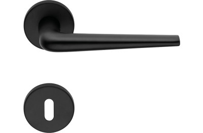 Brixia Zincral Linea Calì Interior Door Handle with Rosette