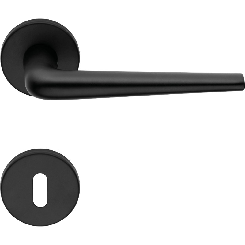 Brixia Zincral Linea Calì Interior Door Handle with Rosette