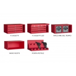 Brixia Uno Black White Free Standing Safe Bordogna with Electronic Lock