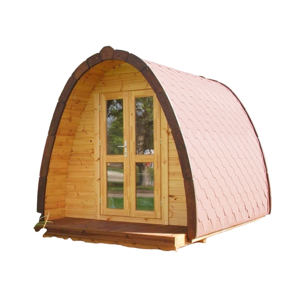Camping Pod in Fir Wood 240x480 cm Contact with Nature