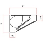 Hood in Stainless Steel Snack Pro Full Optional