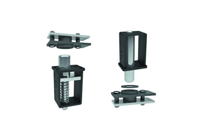 Hinges and Ferrules for Security Grates Quick Release