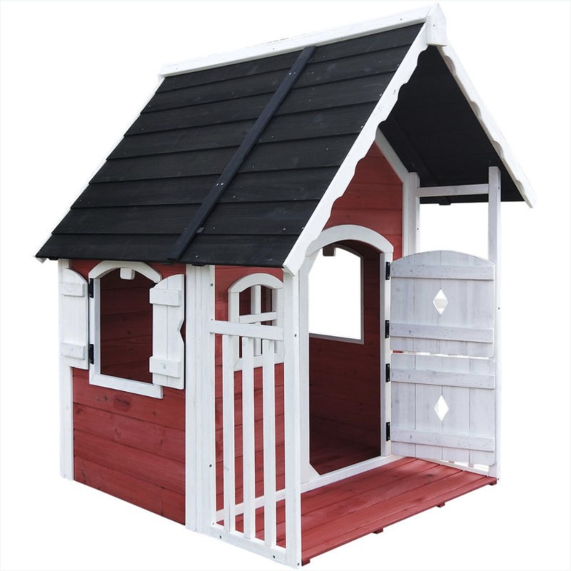 Wooden Playhouse for Children in Garden Anny 97x113 cm