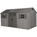 PVC Garden Shed Large and Spacious 452x239 Lifetime Utah