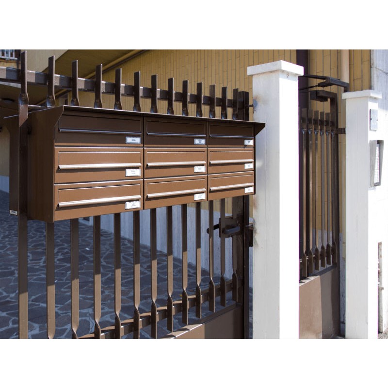 Steel Mailboxes with Rear Withdrawal EN13724 EU Standard