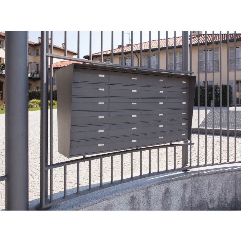 Condominium External Mailboxes DF with Internal Side Mail