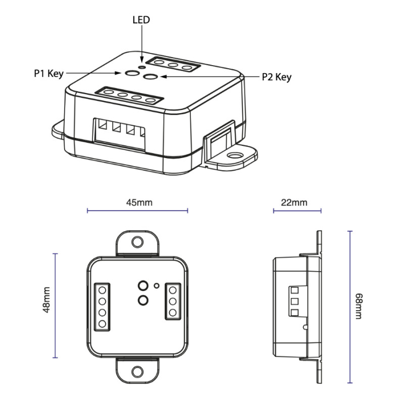 Comunello AF-800 Control Unit for 230Vac Actuators