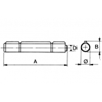 Hinges to Weld 3 Wings Removable Pin Steel IBFM