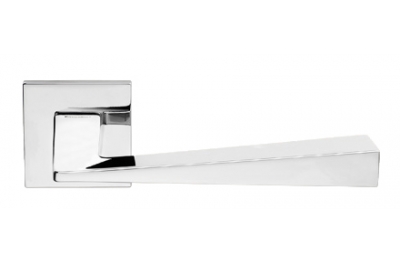 Conica Zincral Basic Linea Calì Polished Chrome Pair of Door Lever Handles