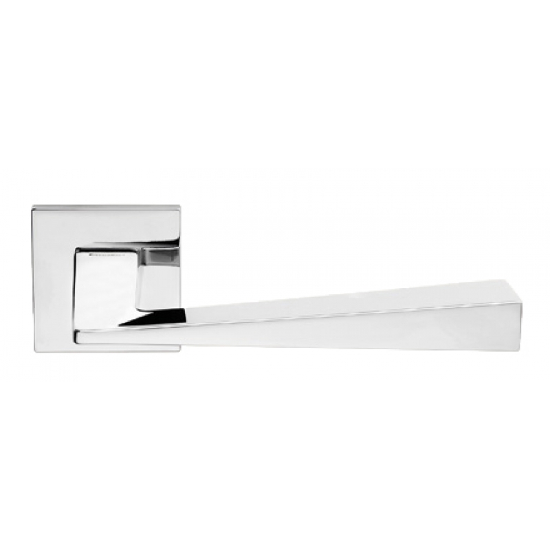 Conica Zincral Basic Linea Calì Polished Chrome Pair of Door Lever Handles