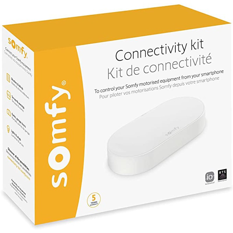 Somfy Connectivity Kit to Control Motors with Smartphone