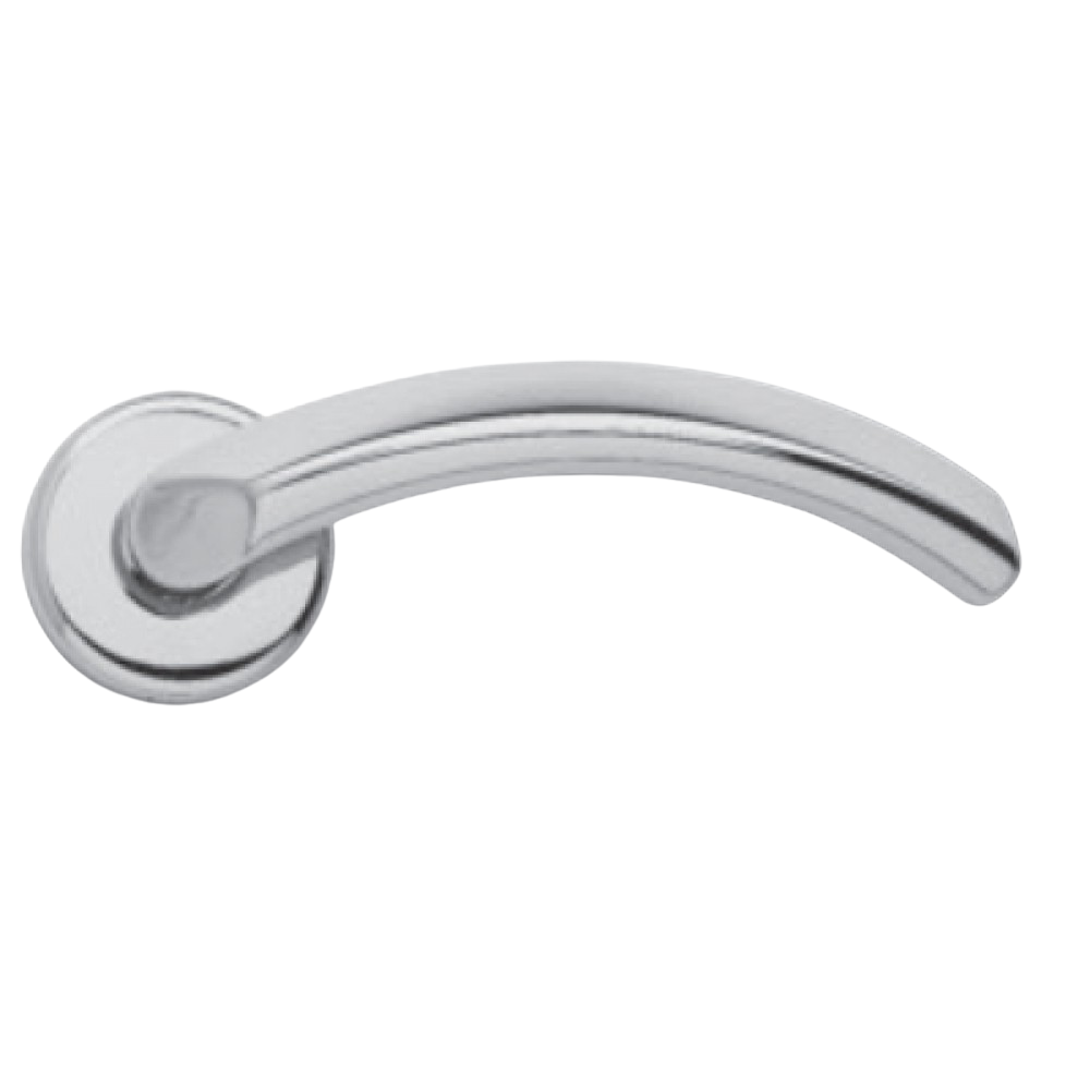 Pair of Ghidini Lever Handles Bella ZCL with Roses and Escutcheons