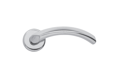 Pair of Ghidini Lever Handles Bella ZCL with Roses and Escutcheons